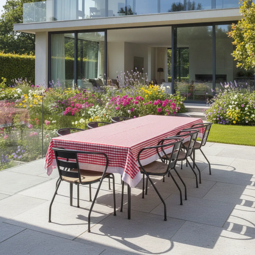Table Cloth | Red Check - Image 2