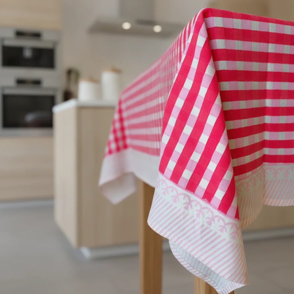 Table Cloth | Red Check - Image 3
