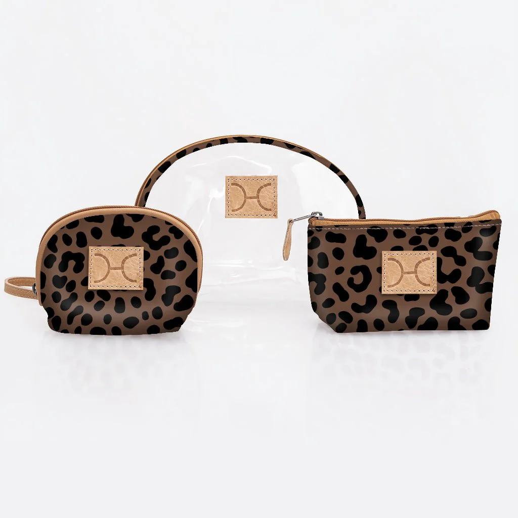 Clear Big Mouth Set | Cheetah Coffee 3 Piece